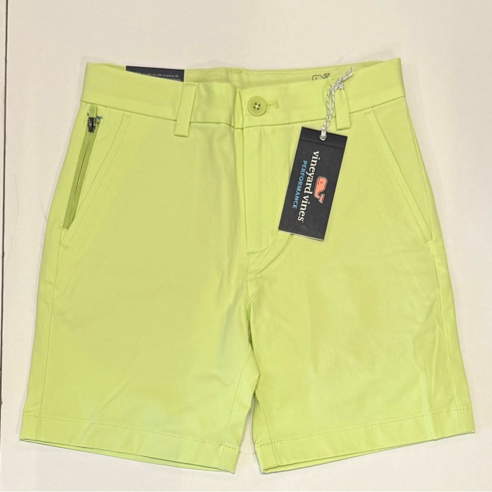 Vineyard Vines Boys Lime Green Shorts NWT